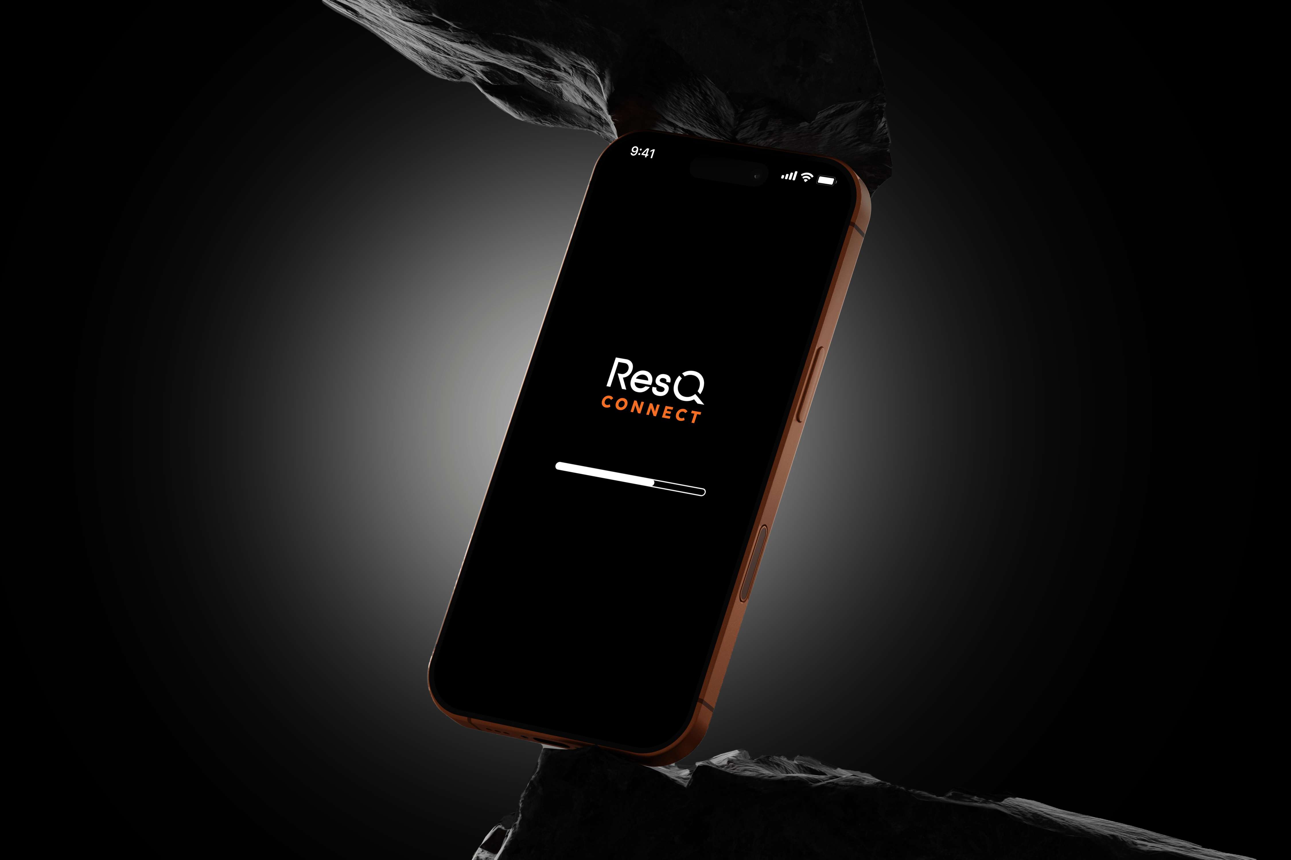 image of the resq connect app