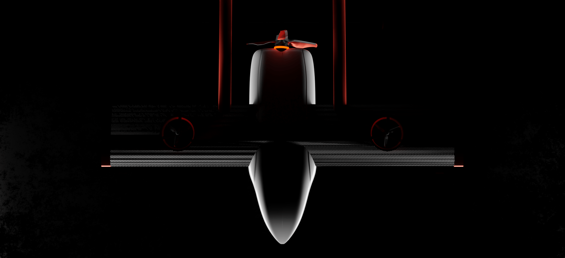 Drone viewed from the top